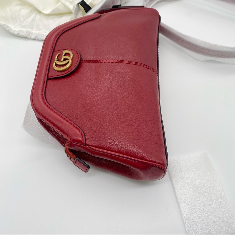 Gucci Crossbody Small Re(Belle) Red Leather NWT - Picture 6 of 11